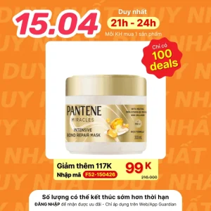 Mặt Nạ Ủ Tóc Chuyên Sâu Pantene Miracles Phục Hồi Liên Kết Tóc